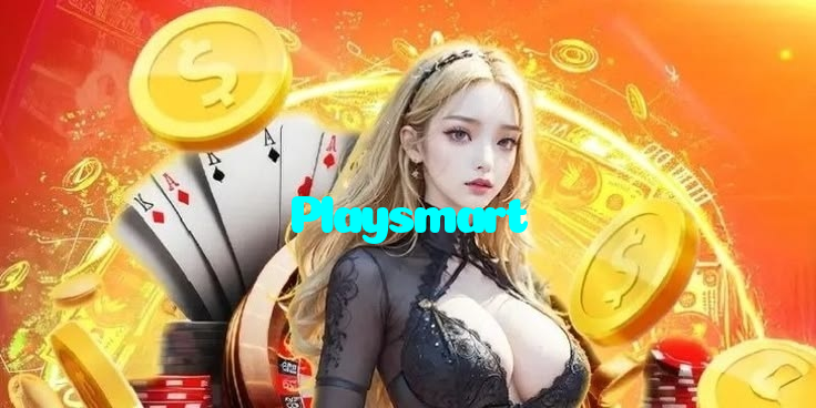 Playsmart casino presented on mobile device in Pakistan with slots and live games